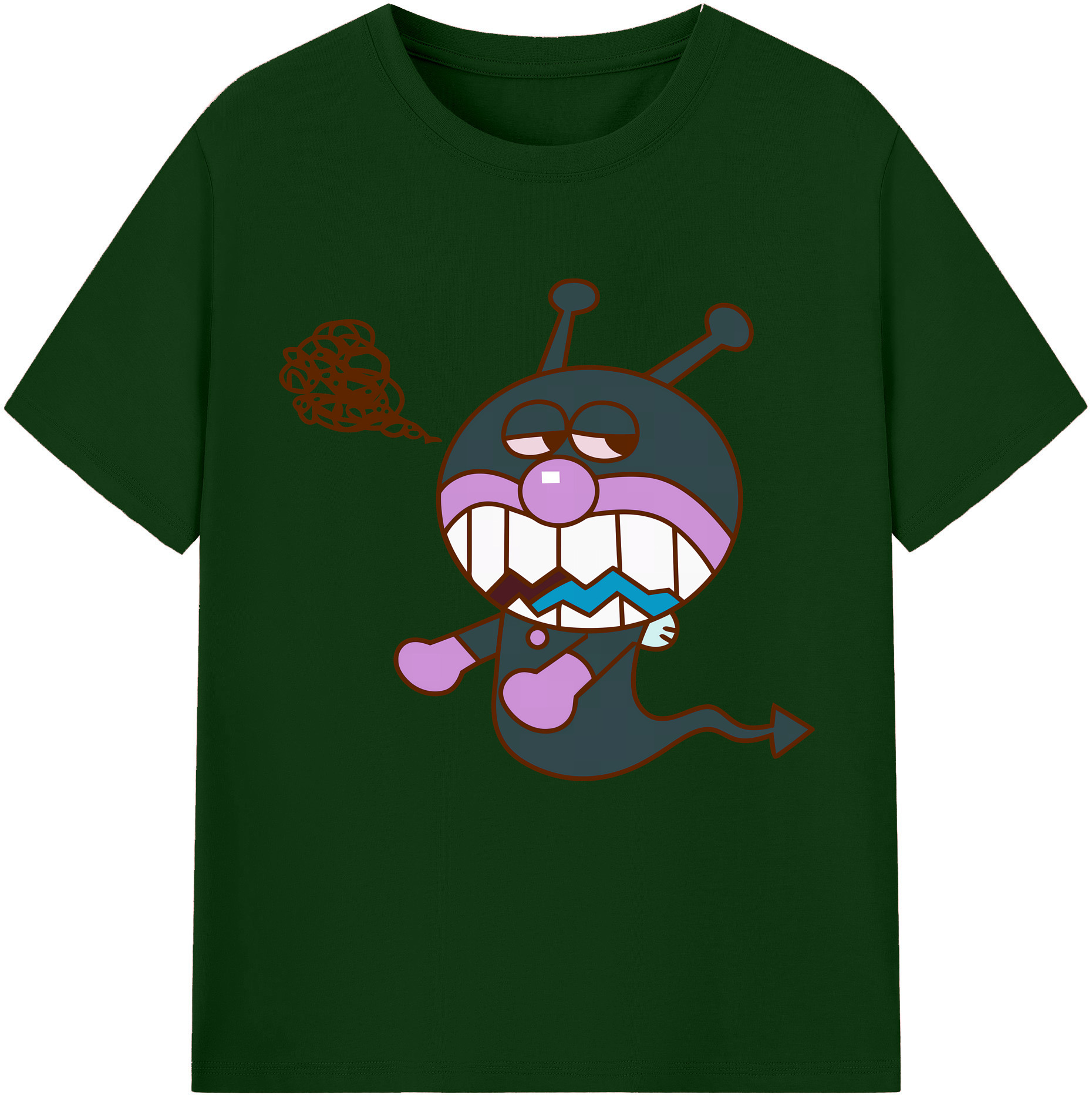 （画像用） アンパンマン Anpanman 綿100％半袖Tシャツ（フロントプリント）